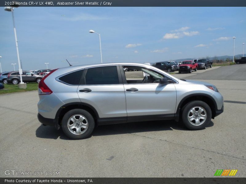 Alabaster Silver Metallic / Gray 2012 Honda CR-V LX 4WD