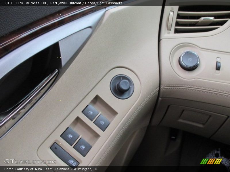 Red Jewel Tintcoat / Cocoa/Light Cashmere 2010 Buick LaCrosse CXL