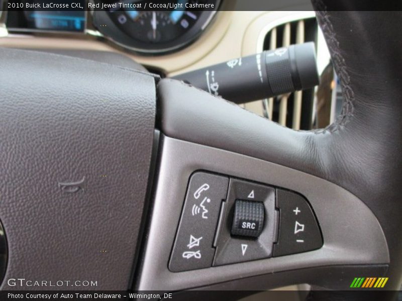 Red Jewel Tintcoat / Cocoa/Light Cashmere 2010 Buick LaCrosse CXL