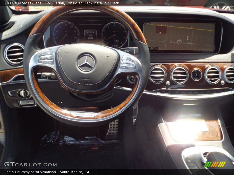 Obsidian Black Metallic / Black 2014 Mercedes-Benz S 550 Sedan