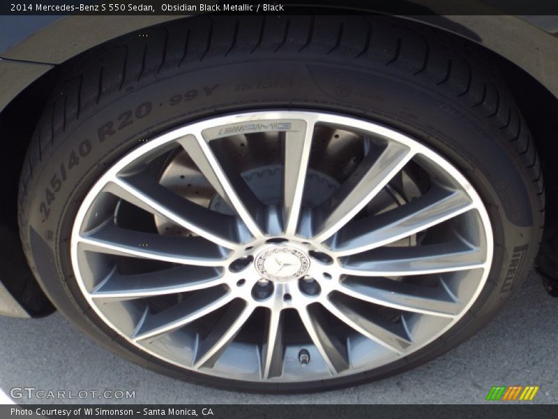 Obsidian Black Metallic / Black 2014 Mercedes-Benz S 550 Sedan