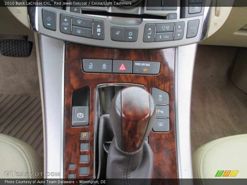 Red Jewel Tintcoat / Cocoa/Light Cashmere 2010 Buick LaCrosse CXL