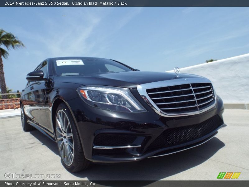 Obsidian Black Metallic / Black 2014 Mercedes-Benz S 550 Sedan