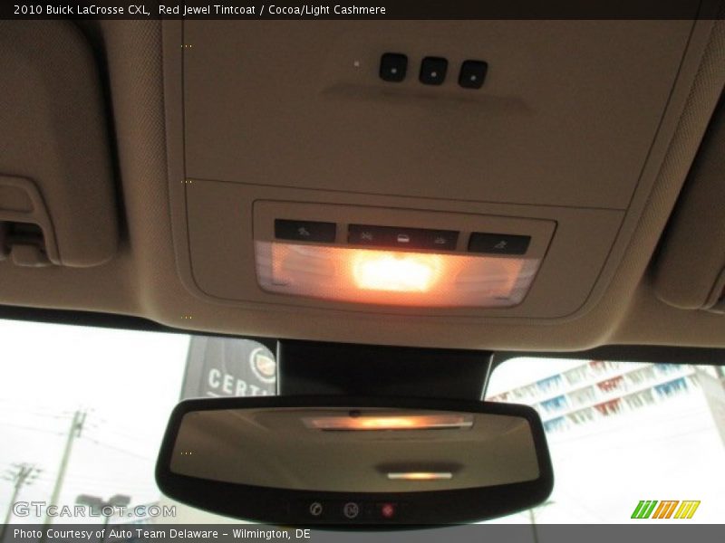 Red Jewel Tintcoat / Cocoa/Light Cashmere 2010 Buick LaCrosse CXL
