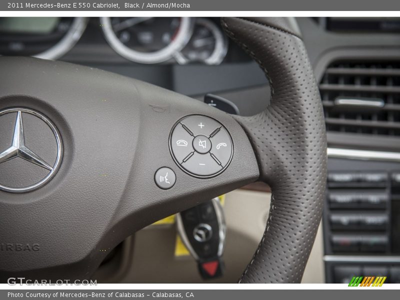 Black / Almond/Mocha 2011 Mercedes-Benz E 550 Cabriolet