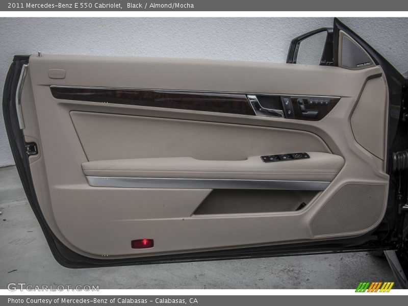 Black / Almond/Mocha 2011 Mercedes-Benz E 550 Cabriolet