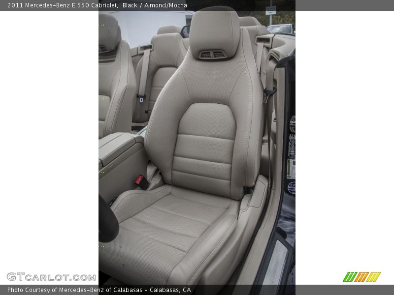 Black / Almond/Mocha 2011 Mercedes-Benz E 550 Cabriolet