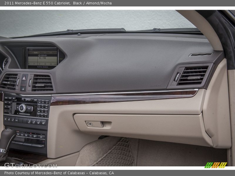 Black / Almond/Mocha 2011 Mercedes-Benz E 550 Cabriolet