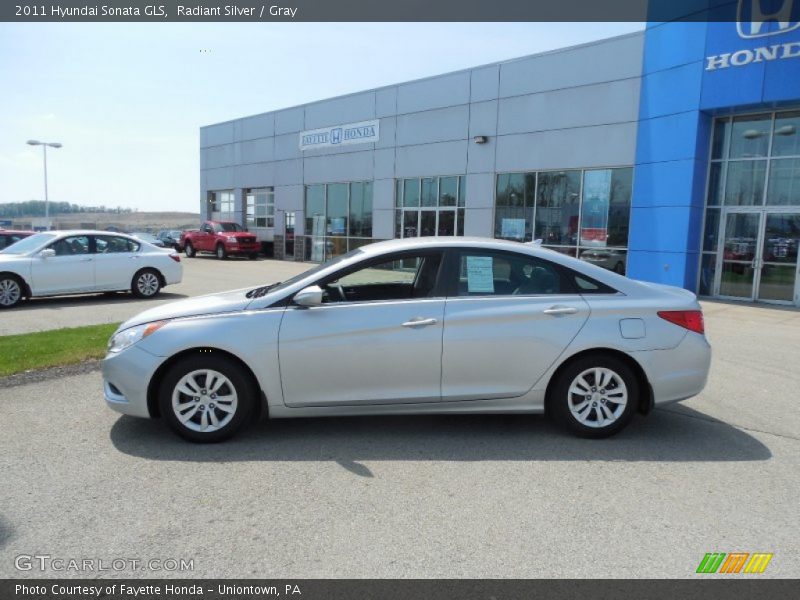 Radiant Silver / Gray 2011 Hyundai Sonata GLS