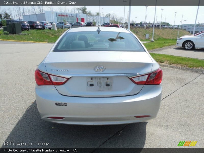 Radiant Silver / Gray 2011 Hyundai Sonata GLS