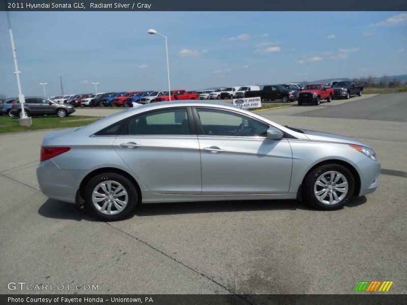 Radiant Silver / Gray 2011 Hyundai Sonata GLS