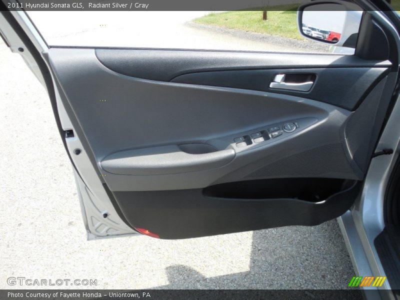 Radiant Silver / Gray 2011 Hyundai Sonata GLS