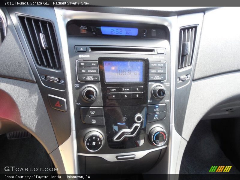 Radiant Silver / Gray 2011 Hyundai Sonata GLS