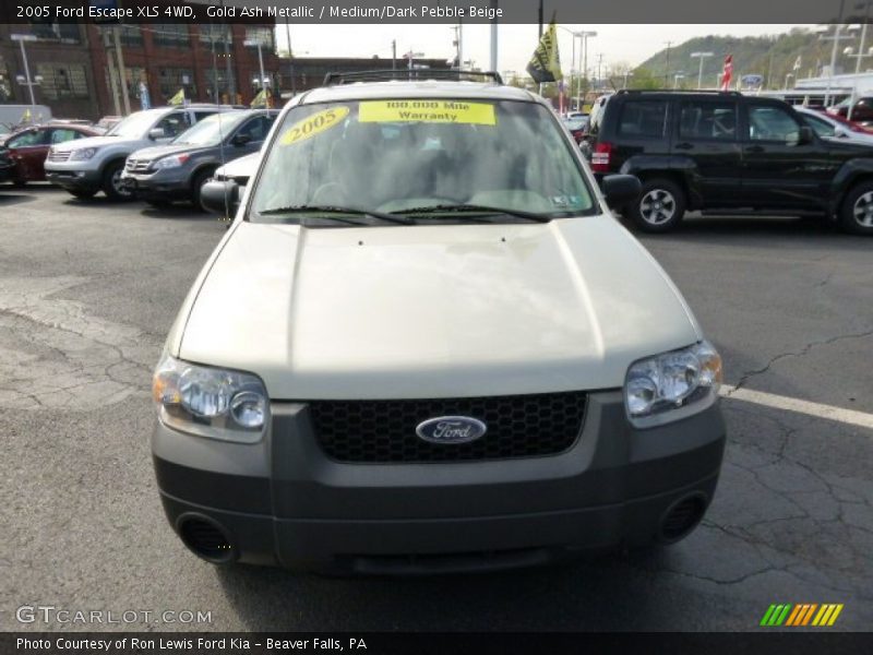 Gold Ash Metallic / Medium/Dark Pebble Beige 2005 Ford Escape XLS 4WD