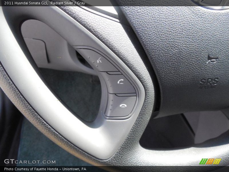 Radiant Silver / Gray 2011 Hyundai Sonata GLS