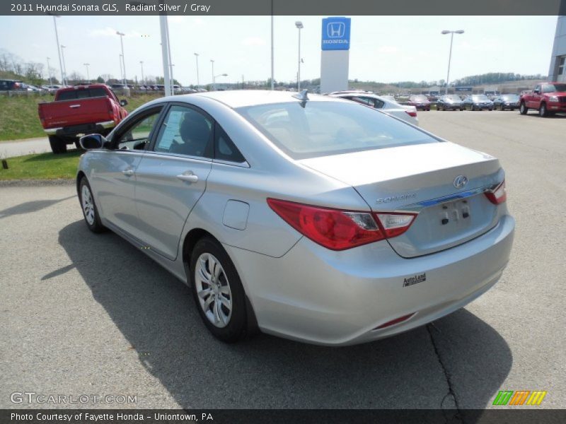 Radiant Silver / Gray 2011 Hyundai Sonata GLS