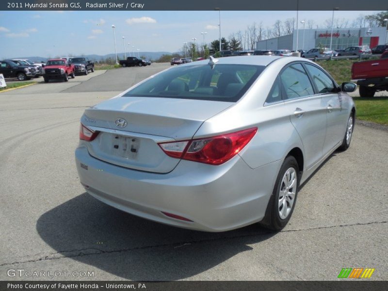 Radiant Silver / Gray 2011 Hyundai Sonata GLS