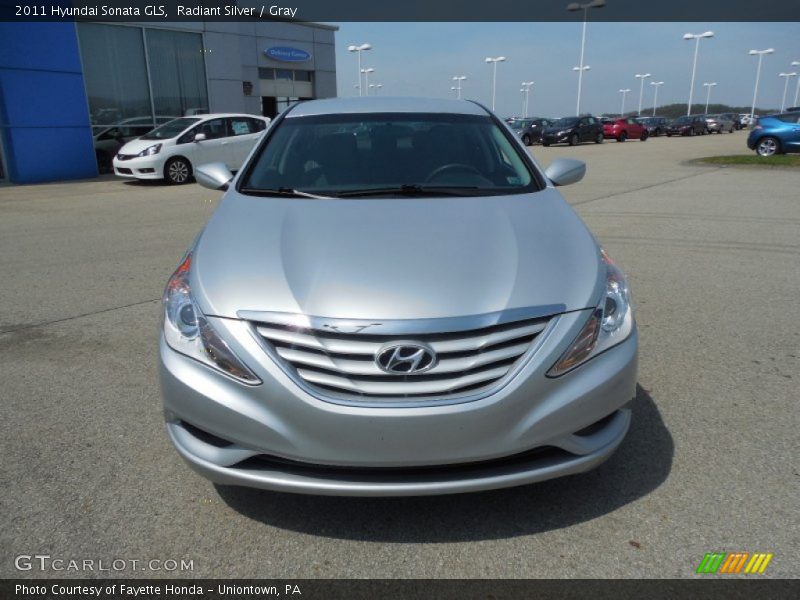 Radiant Silver / Gray 2011 Hyundai Sonata GLS
