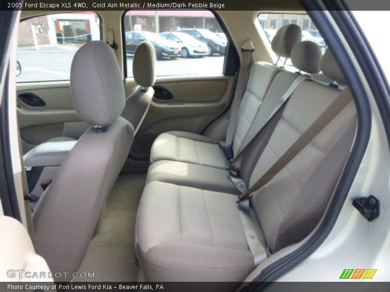 Gold Ash Metallic / Medium/Dark Pebble Beige 2005 Ford Escape XLS 4WD