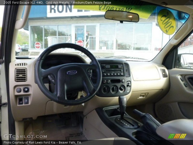 Gold Ash Metallic / Medium/Dark Pebble Beige 2005 Ford Escape XLS 4WD