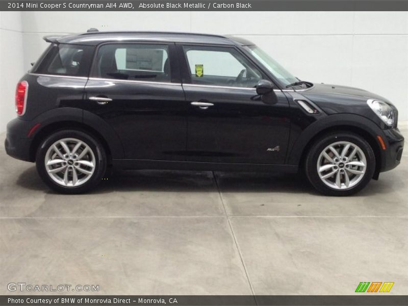 Absolute Black Metallic / Carbon Black 2014 Mini Cooper S Countryman All4 AWD