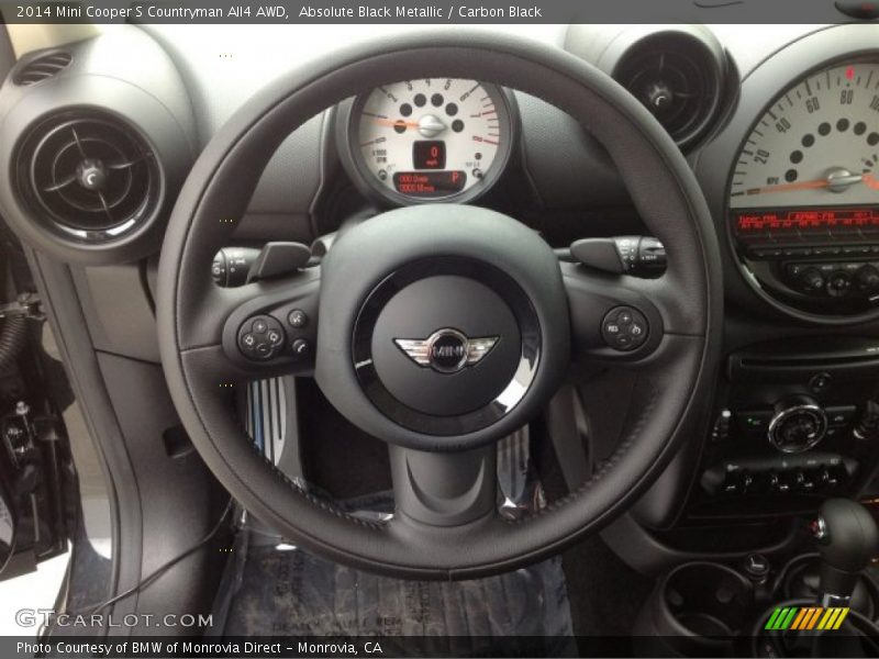 Absolute Black Metallic / Carbon Black 2014 Mini Cooper S Countryman All4 AWD