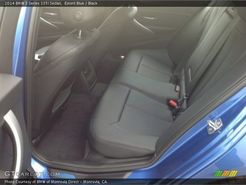 Estoril Blue / Black 2014 BMW 3 Series 335i Sedan