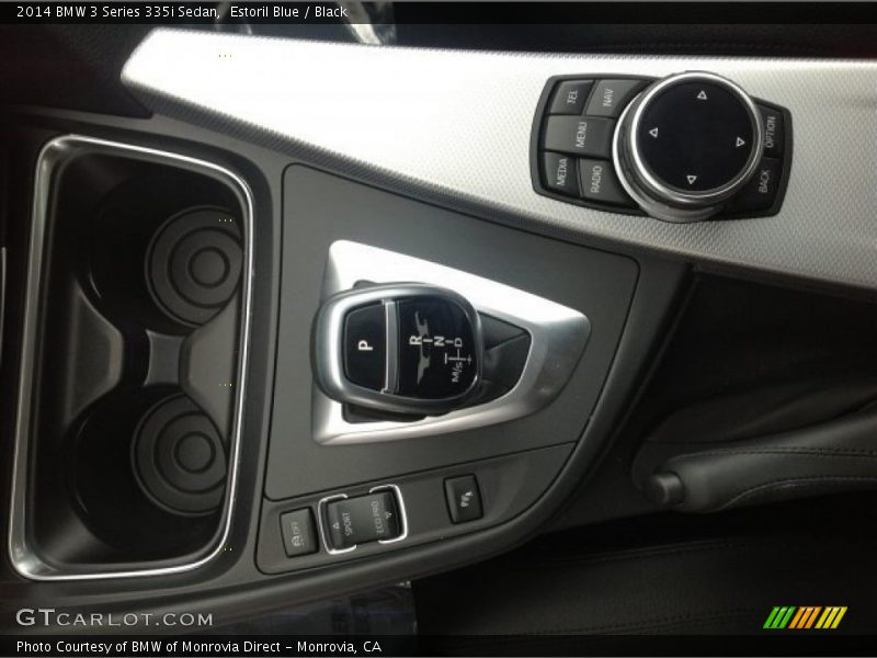 Estoril Blue / Black 2014 BMW 3 Series 335i Sedan