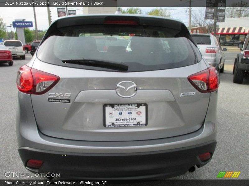 Liquid Silver Metallic / Black 2014 Mazda CX-5 Sport