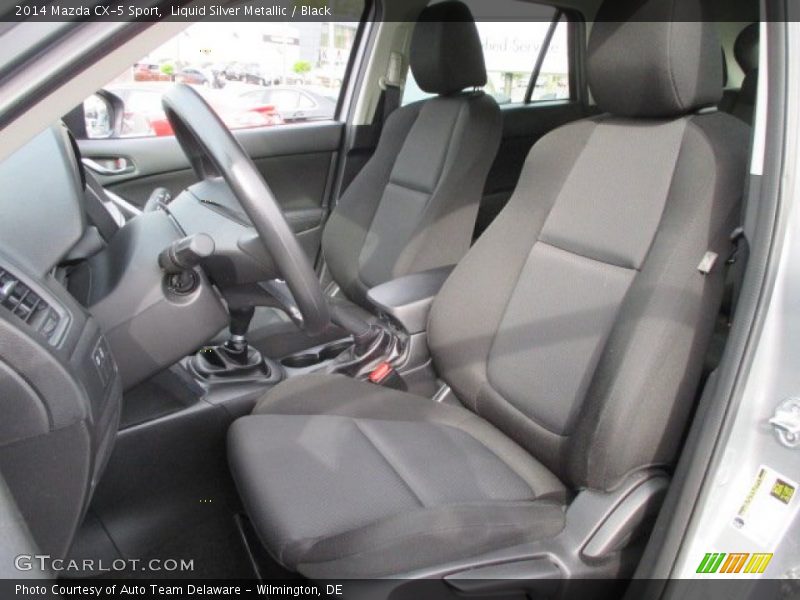 Liquid Silver Metallic / Black 2014 Mazda CX-5 Sport