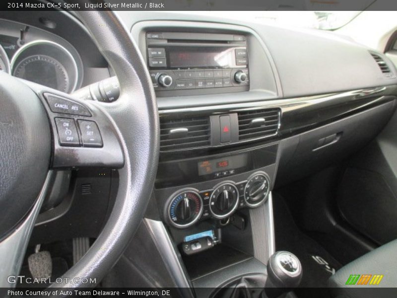 Liquid Silver Metallic / Black 2014 Mazda CX-5 Sport