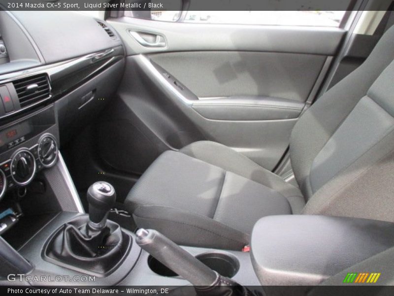 Liquid Silver Metallic / Black 2014 Mazda CX-5 Sport