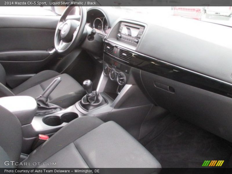 Liquid Silver Metallic / Black 2014 Mazda CX-5 Sport