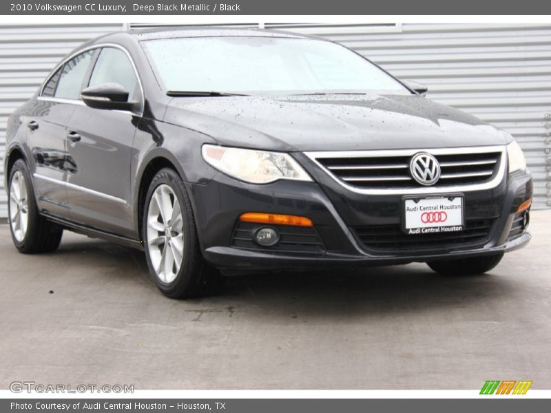Deep Black Metallic / Black 2010 Volkswagen CC Luxury