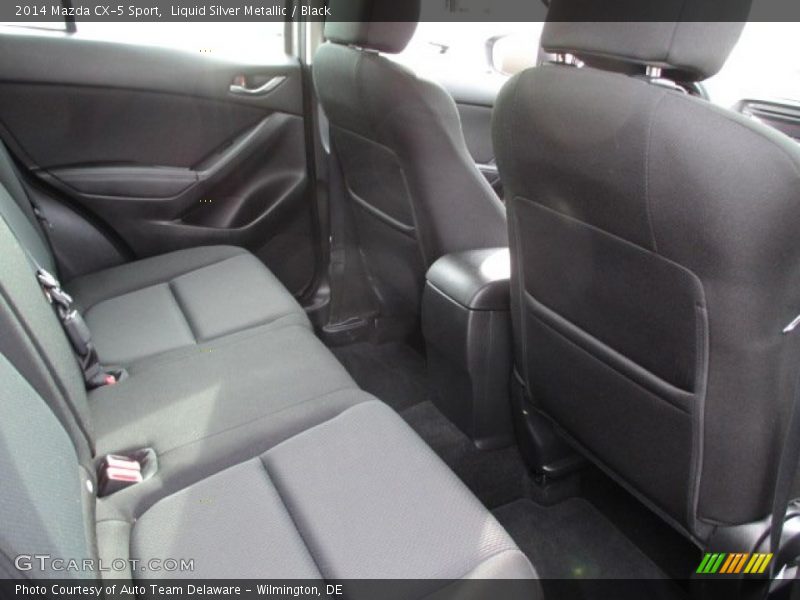 Liquid Silver Metallic / Black 2014 Mazda CX-5 Sport