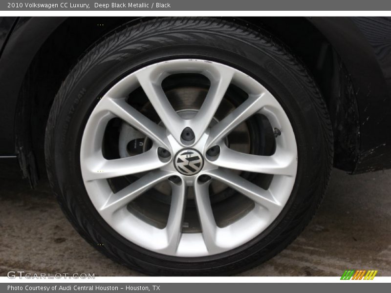 Deep Black Metallic / Black 2010 Volkswagen CC Luxury