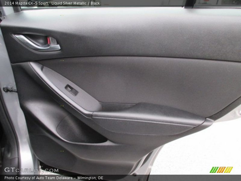 Liquid Silver Metallic / Black 2014 Mazda CX-5 Sport