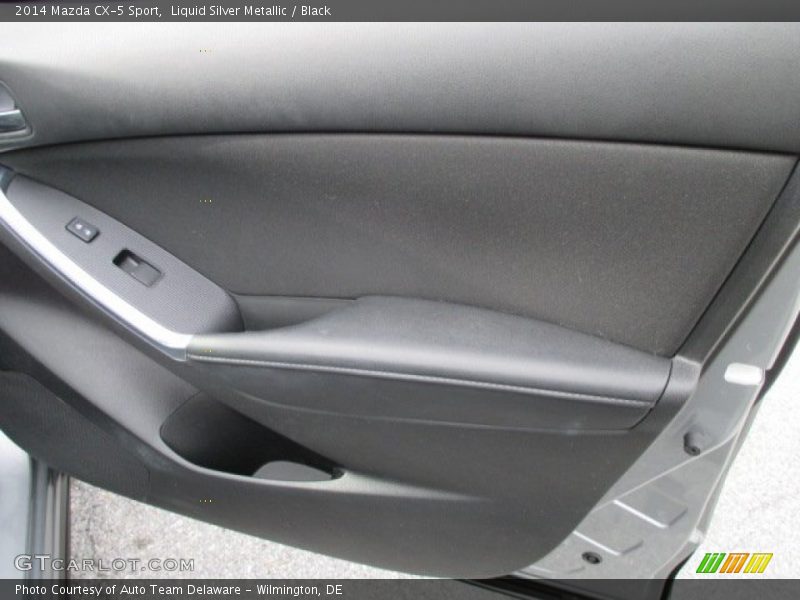 Liquid Silver Metallic / Black 2014 Mazda CX-5 Sport