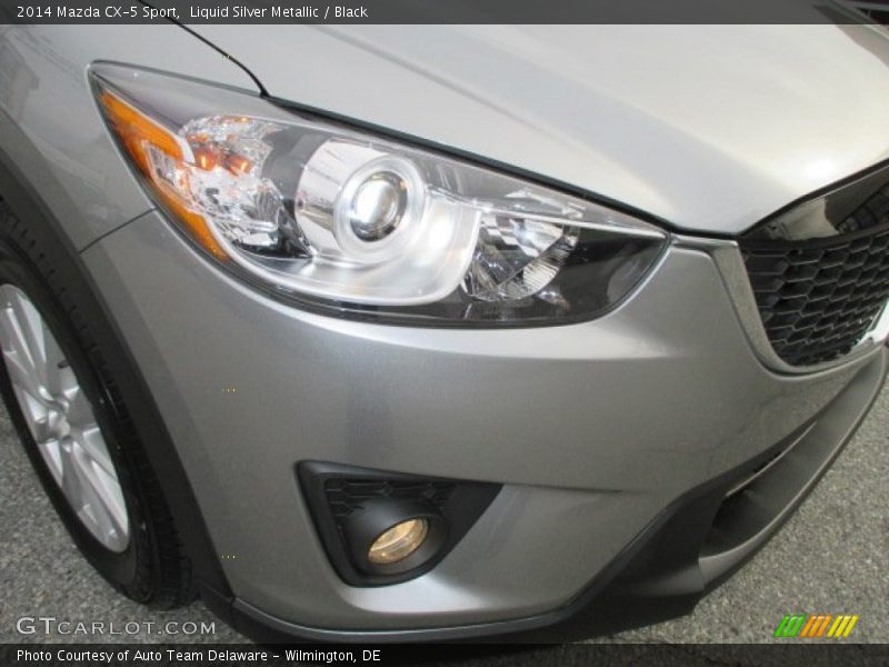 Liquid Silver Metallic / Black 2014 Mazda CX-5 Sport