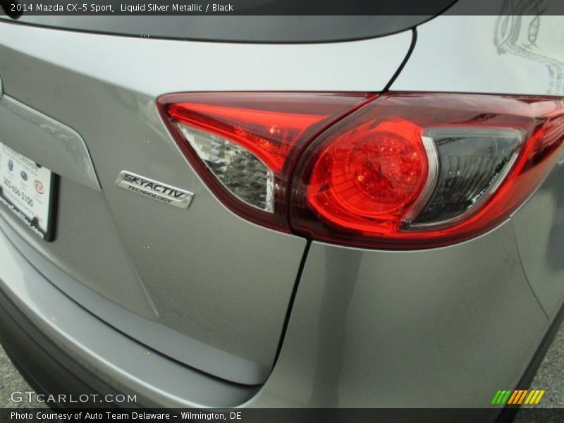 Liquid Silver Metallic / Black 2014 Mazda CX-5 Sport