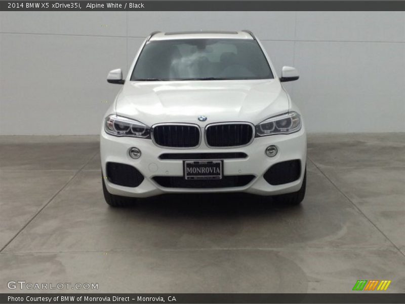 Alpine White / Black 2014 BMW X5 xDrive35i