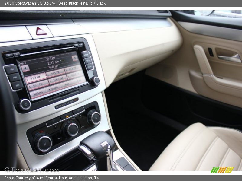 Deep Black Metallic / Black 2010 Volkswagen CC Luxury