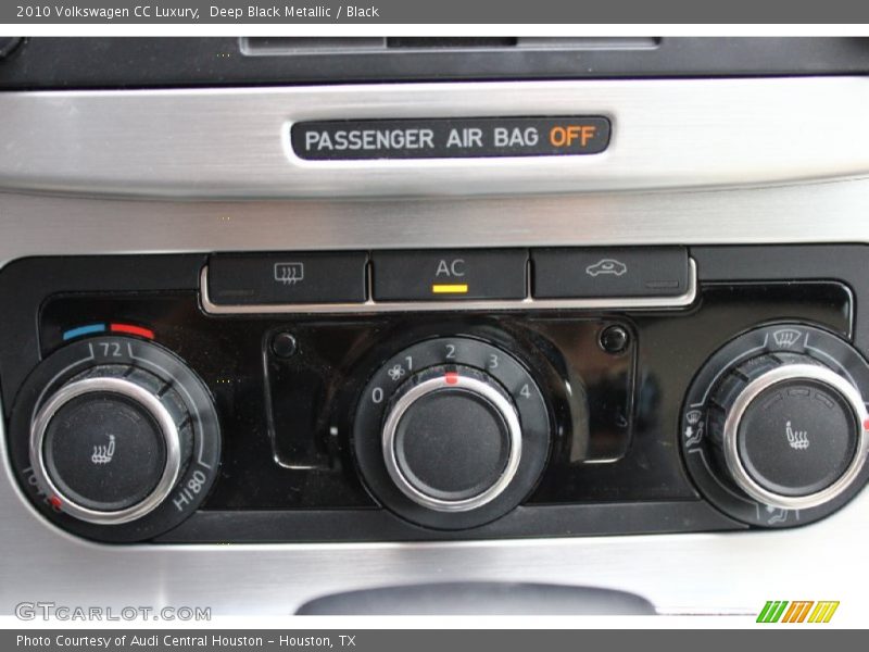 Deep Black Metallic / Black 2010 Volkswagen CC Luxury