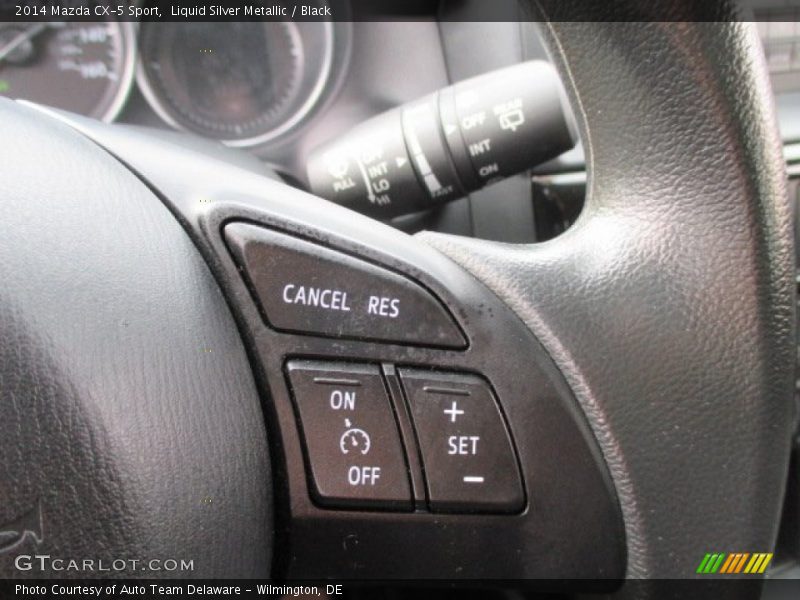 Liquid Silver Metallic / Black 2014 Mazda CX-5 Sport