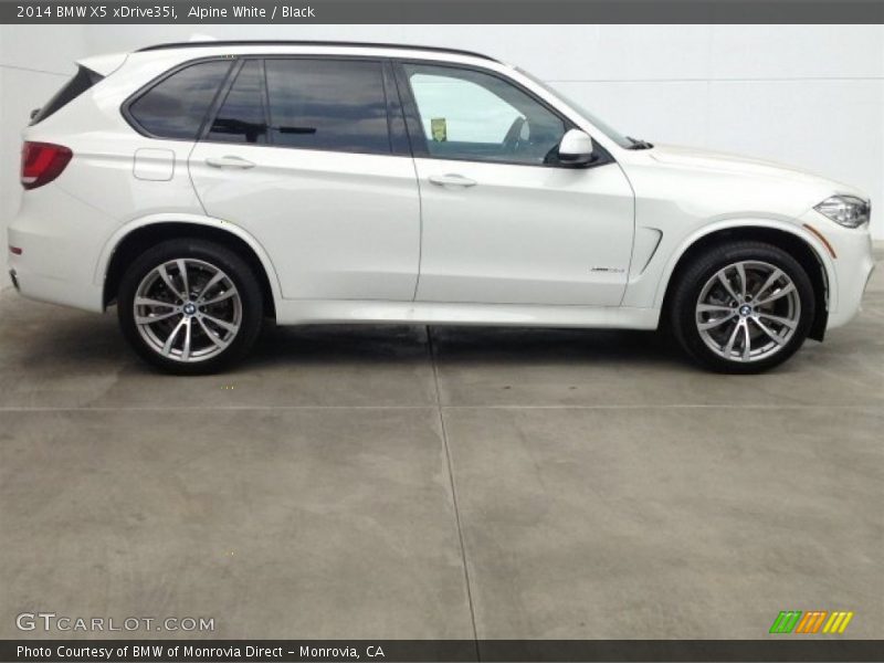 Alpine White / Black 2014 BMW X5 xDrive35i