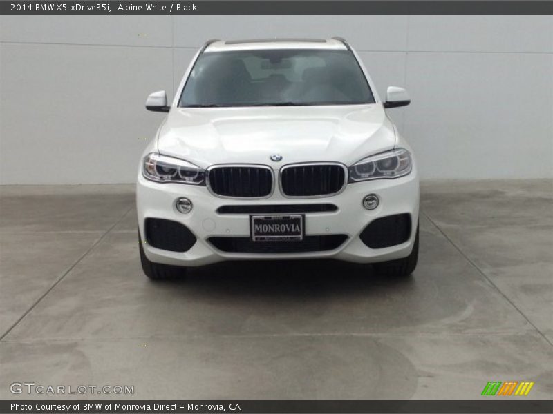 Alpine White / Black 2014 BMW X5 xDrive35i