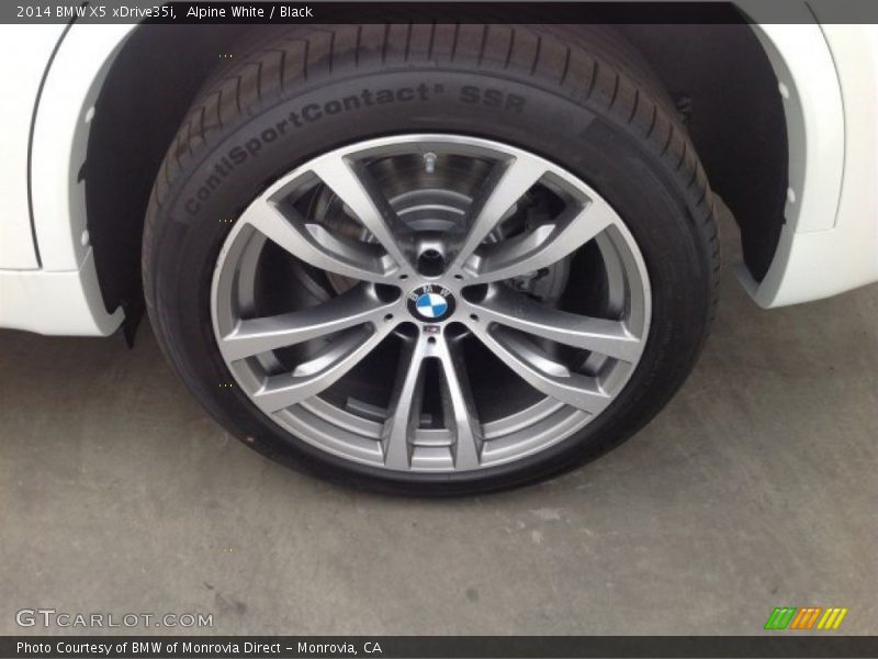 Alpine White / Black 2014 BMW X5 xDrive35i