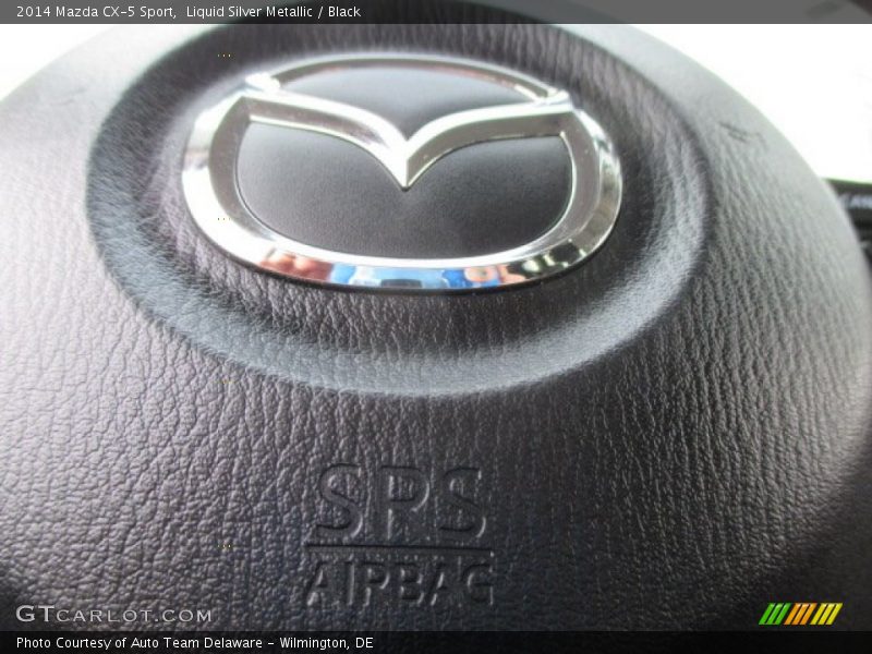 Liquid Silver Metallic / Black 2014 Mazda CX-5 Sport