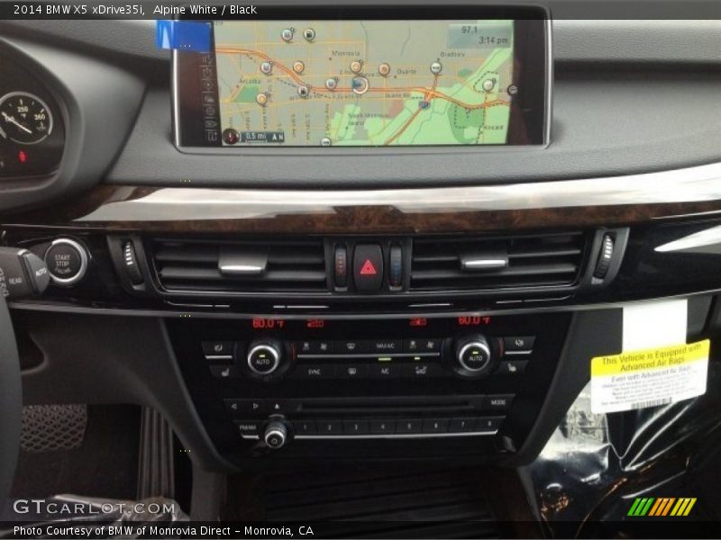 Alpine White / Black 2014 BMW X5 xDrive35i
