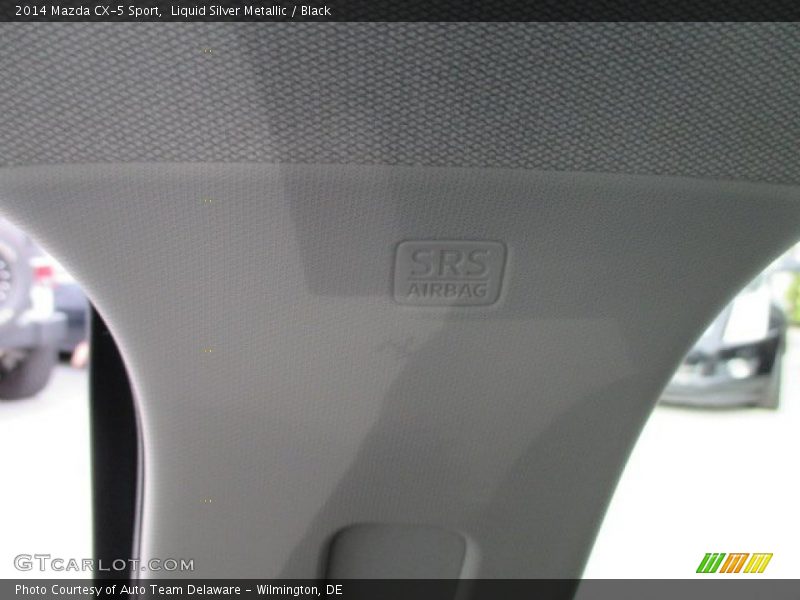 Liquid Silver Metallic / Black 2014 Mazda CX-5 Sport